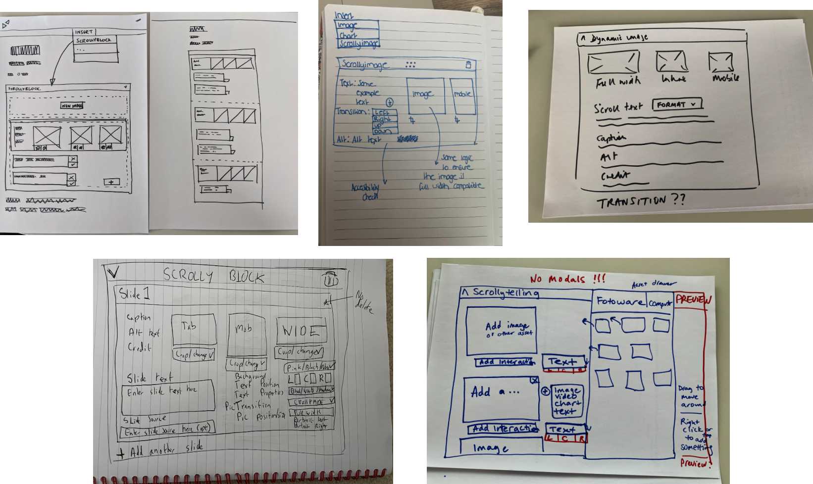 Workshop sketches